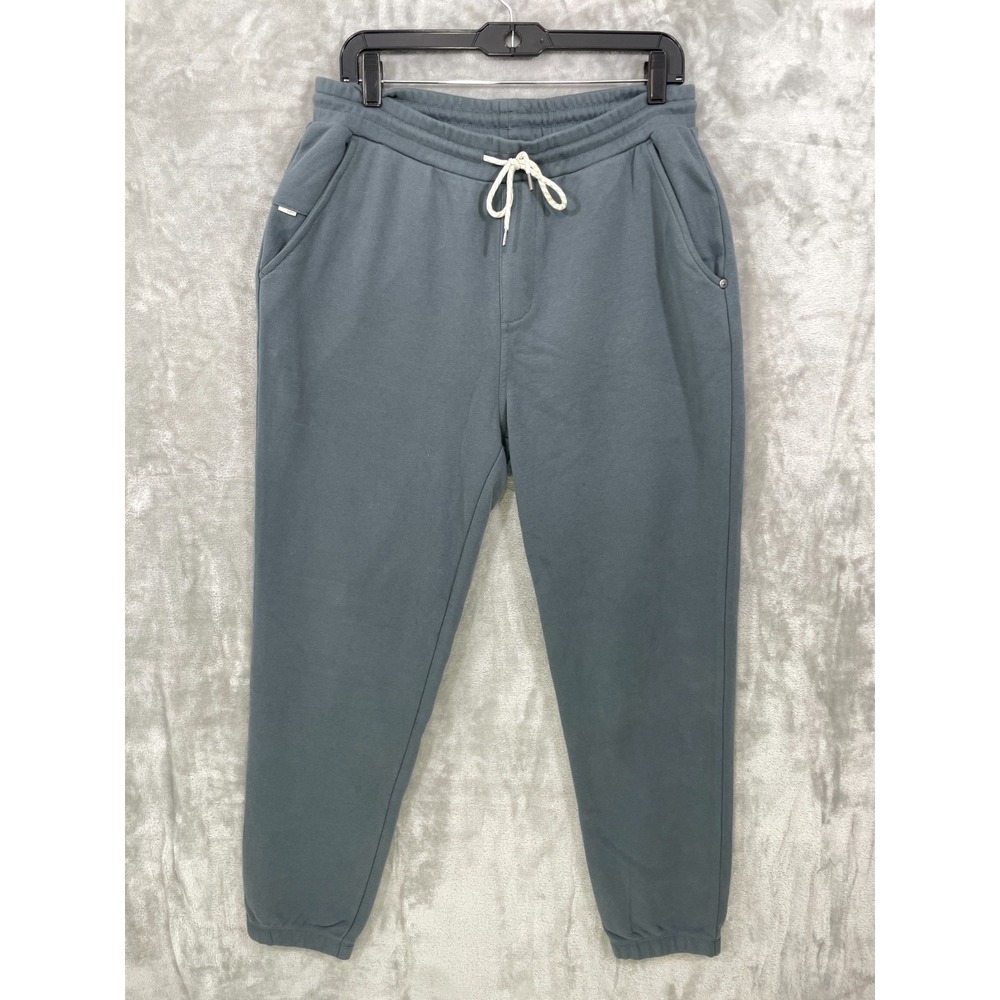 Vuori Seaside Jogger Sweatpants Men's Large Steel Gray V446 Drawstring